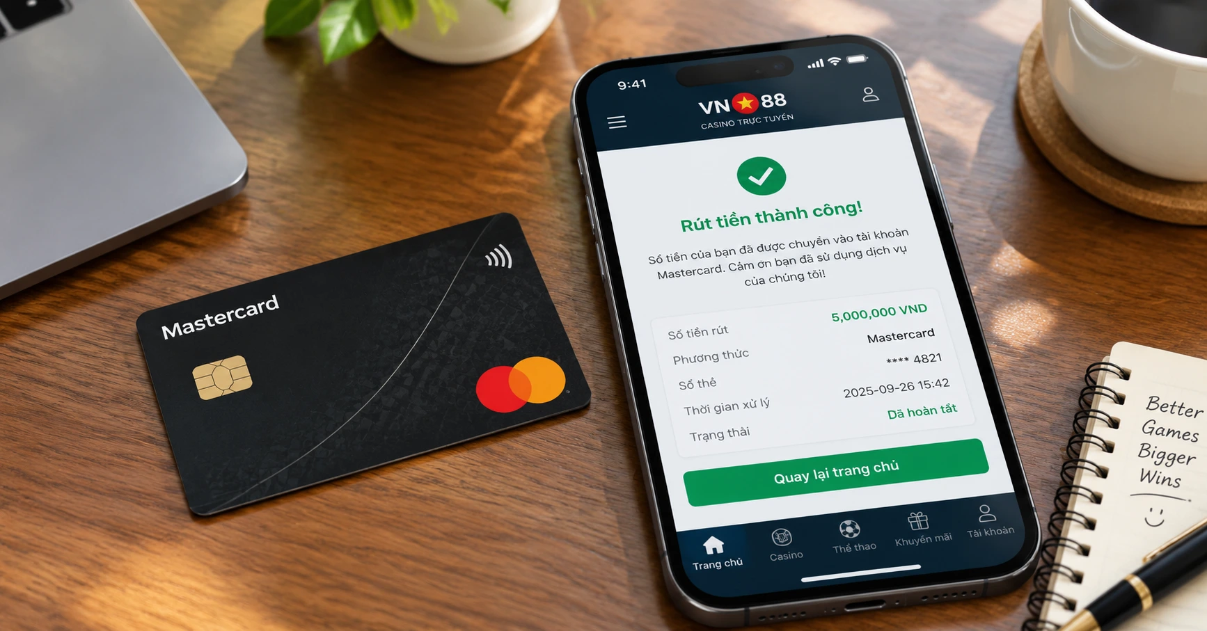 Hướng Dẫn Chi Tiết Về Rút Tiền Online Casino Qua Mastercard - image 2